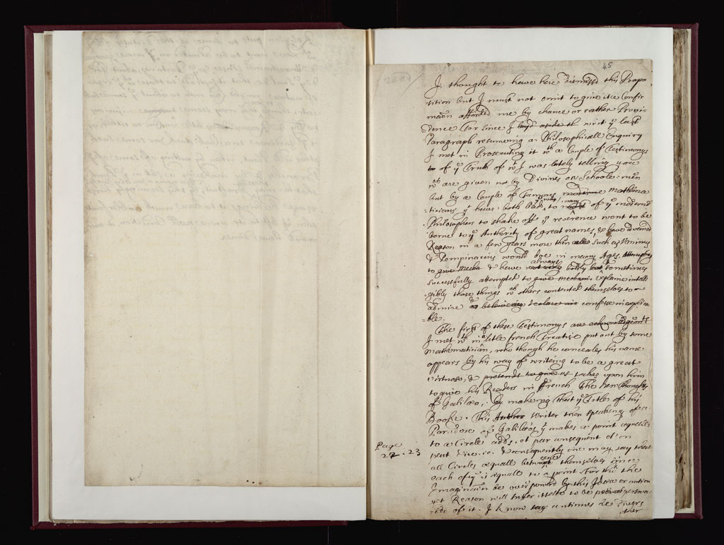 Boyle Papers Volume 2 Fol. 44v-45r