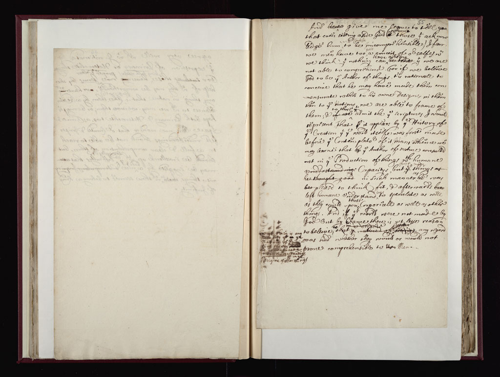 Boyle Papers Volume 2 Fol. 54v-55r