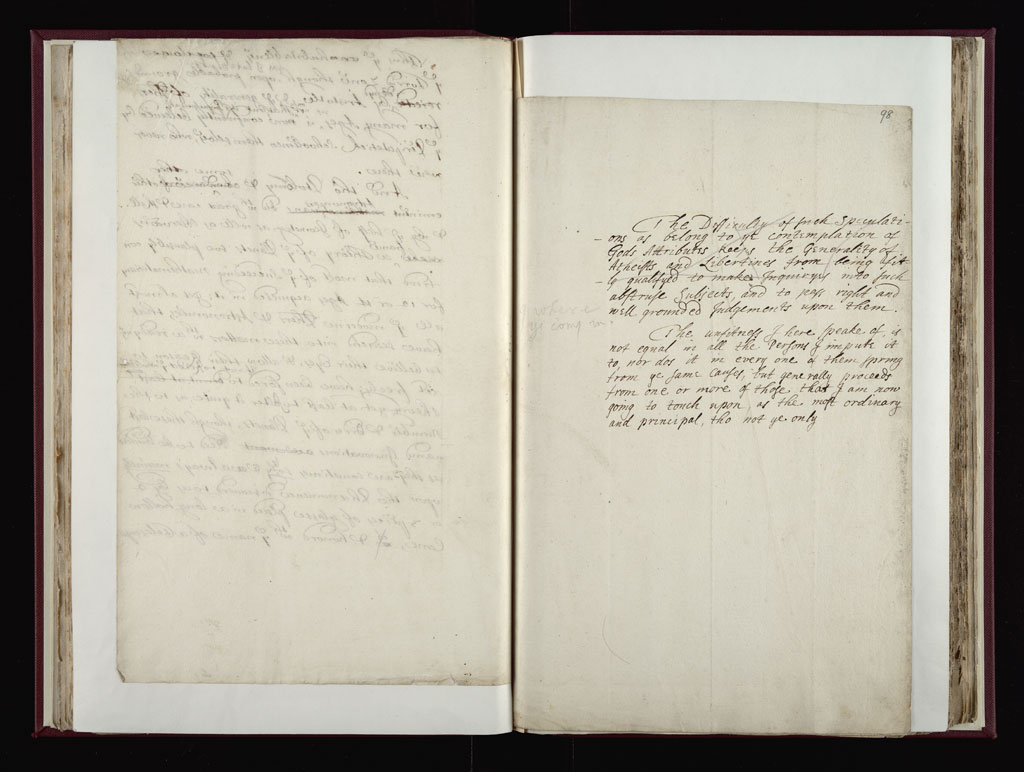 Boyle Papers Volume 2 Fol. 97v-98r