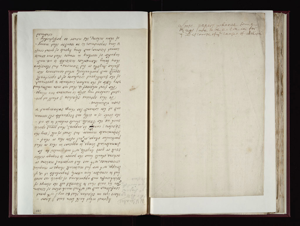 Boyle Papers Volume 2 Fol. 99v-100r