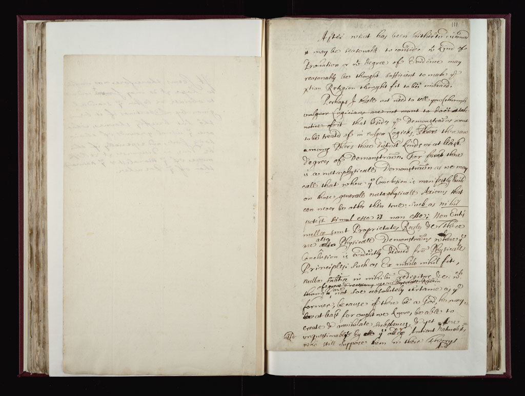 Boyle Papers Volume 2 Fol. 110v-111r