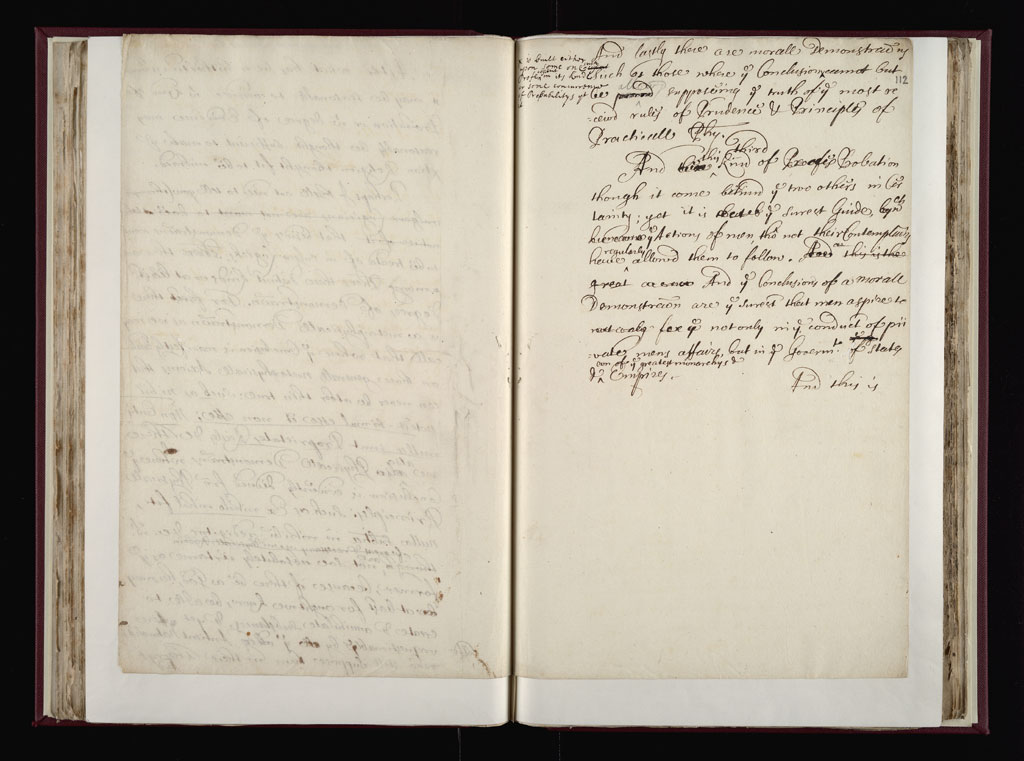 Boyle Papers Volume 2 Fol. 111v-112r