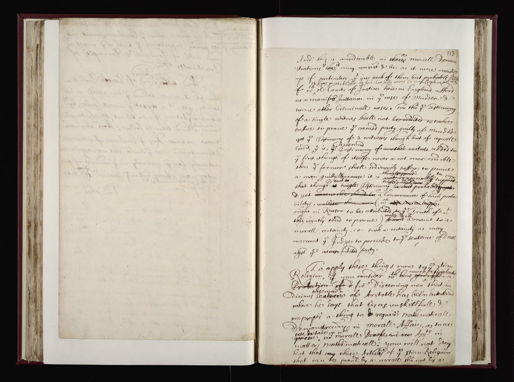 Boyle Papers Volume 2 Fol. 112v-113r