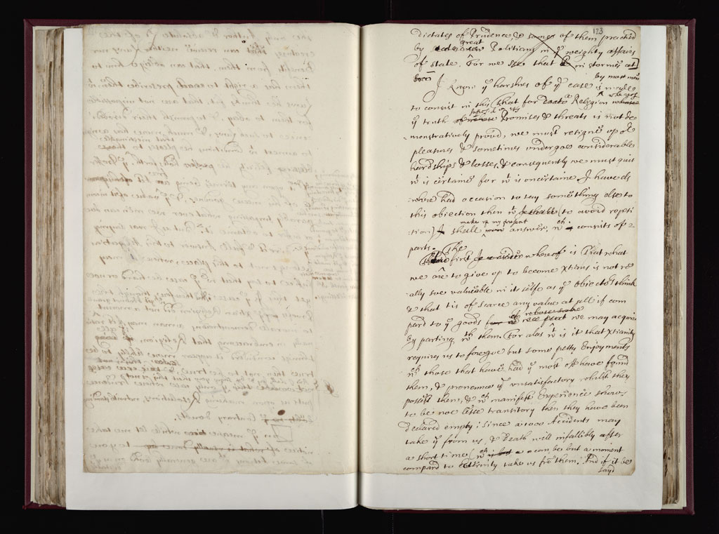 Boyle Papers Volume 2 Fol. 122v-123r