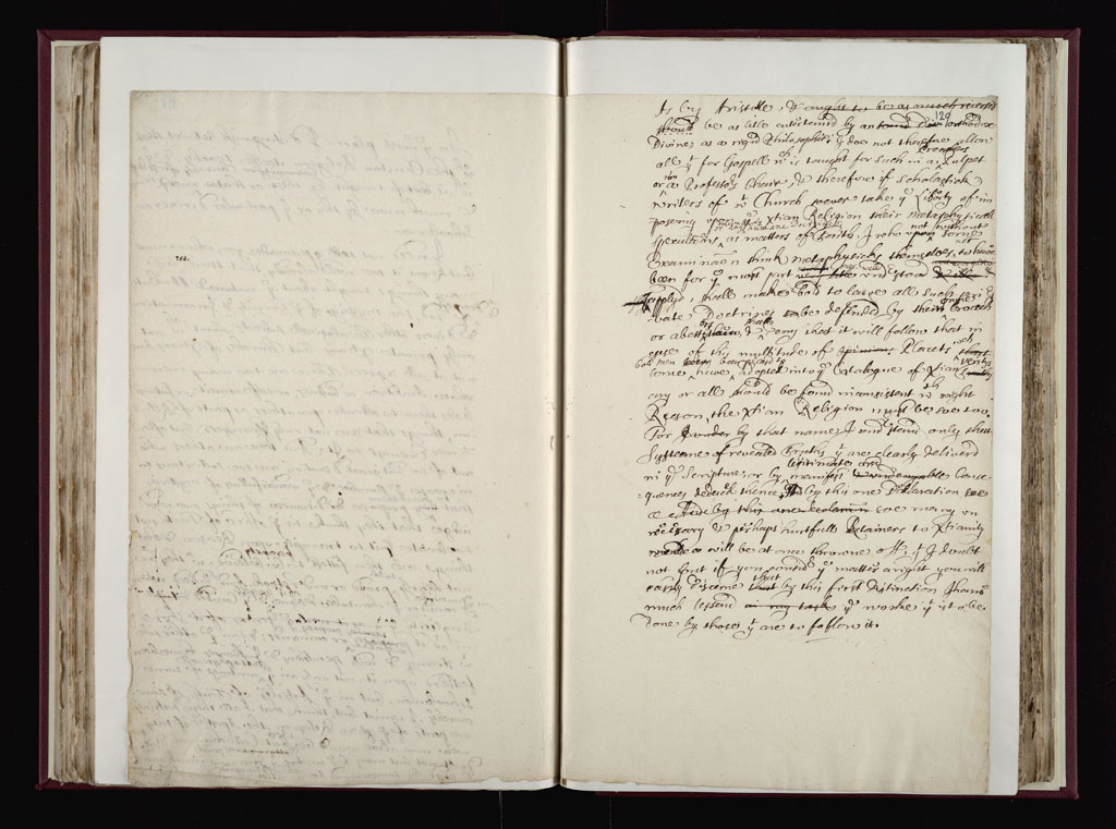 Boyle Papers Volume 2 Fol. 128v-129r