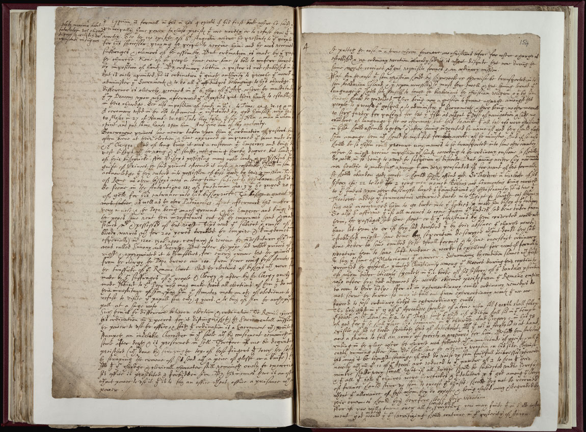 Boyle Papers Volume 2 Fol. 153v-154r