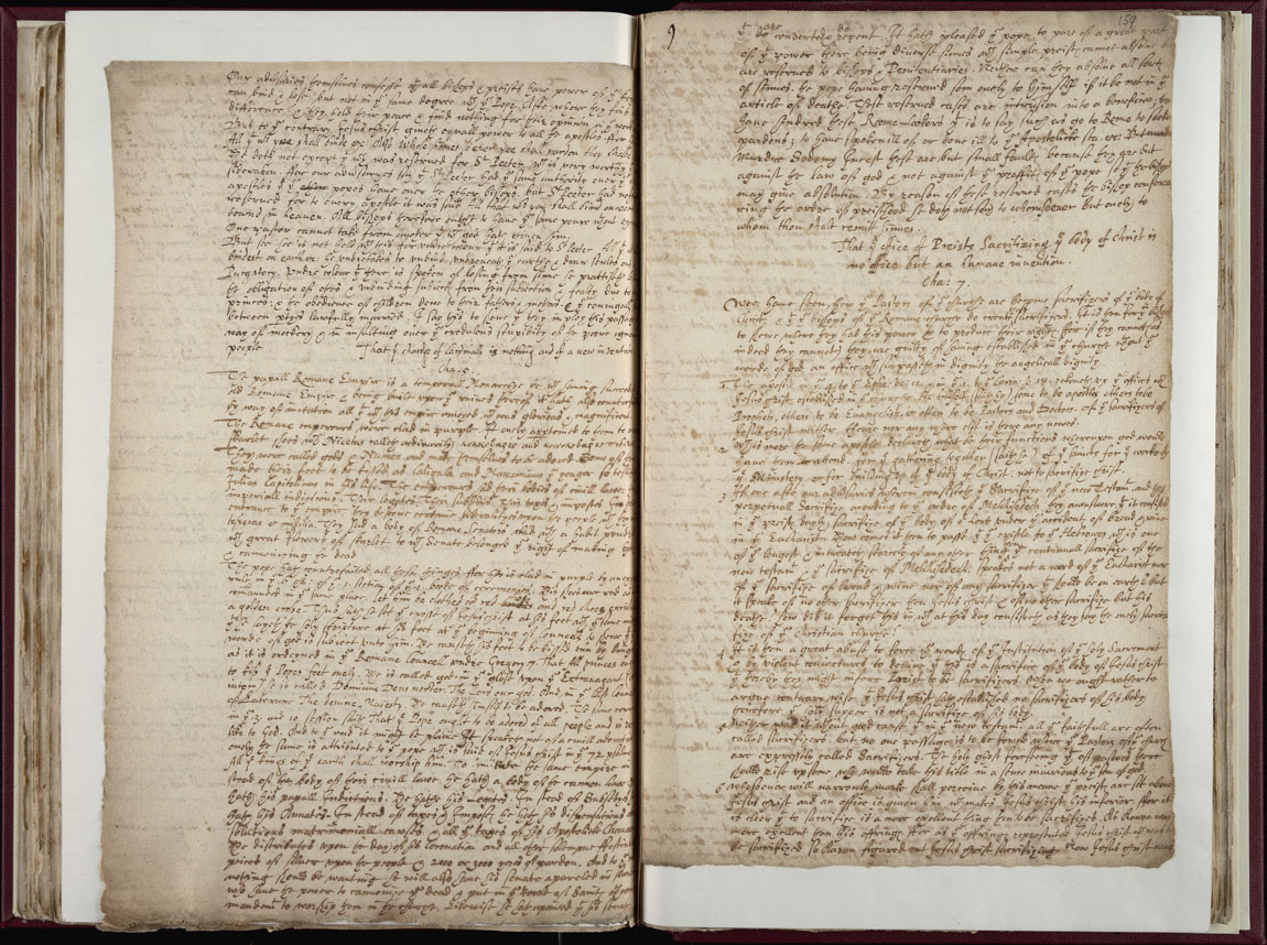 Boyle Papers Volume 2 Fol. 158v-159r