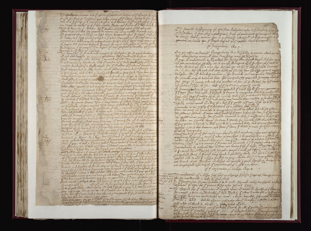 Boyle Papers Volume 2 Fol. 164v-165r