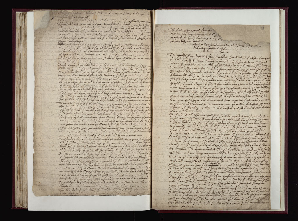 Boyle Papers Volume 2 Fol. 172v-173r