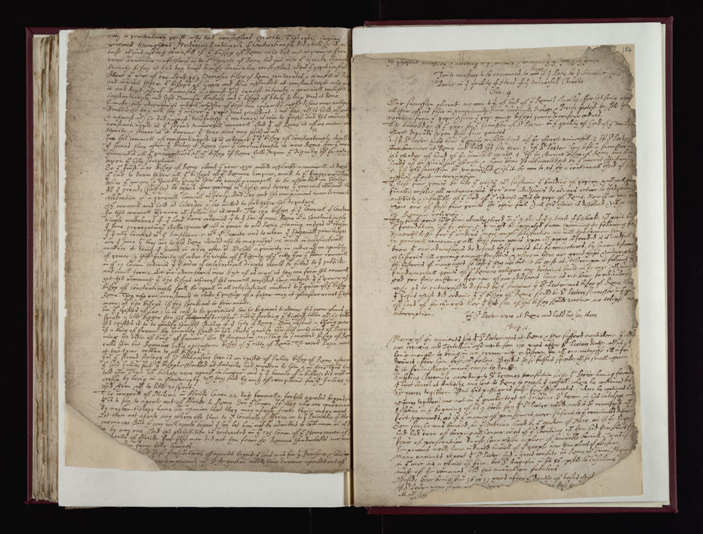 Boyle Papers Volume 2 Fol. 183v-184r