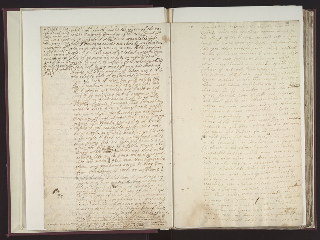 Boyle Papers Volume 8 Fol. 19v-20r