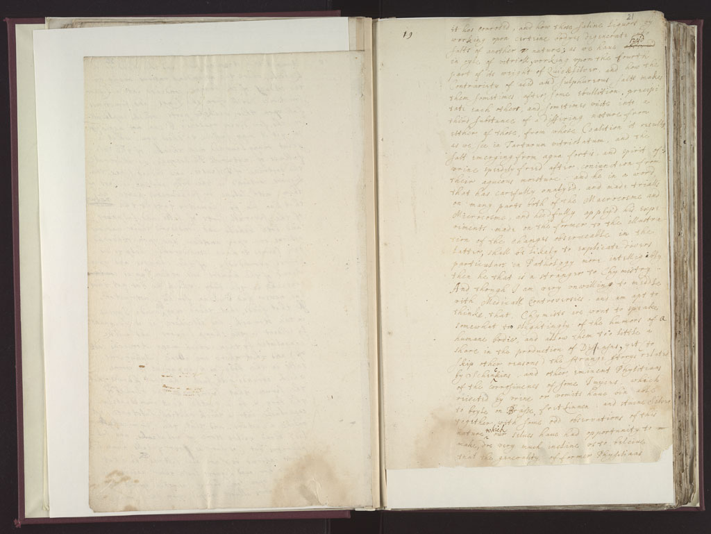 Boyle Papers Volume 8 Fol. 20v-21r