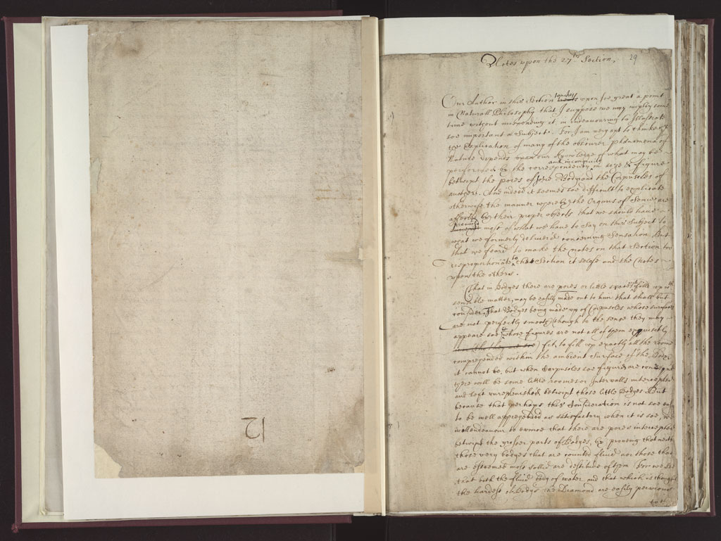 Boyle Papers Volume 8 Fol. 28v-29r