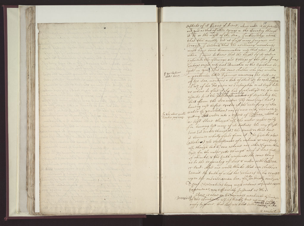 Boyle Papers Volume 8 Fol. 37v-38r