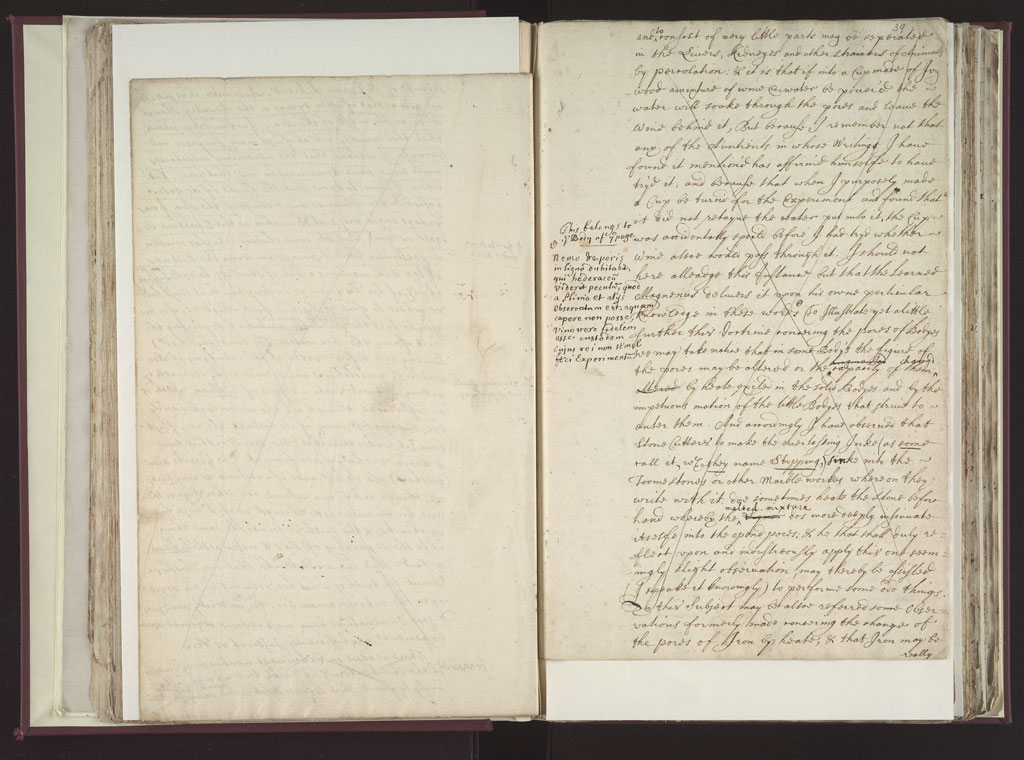 Boyle Papers Volume 8 Fol. 38v-39r