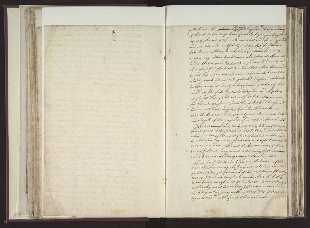 Boyle Papers Volume 8 Fol. 43v-44r