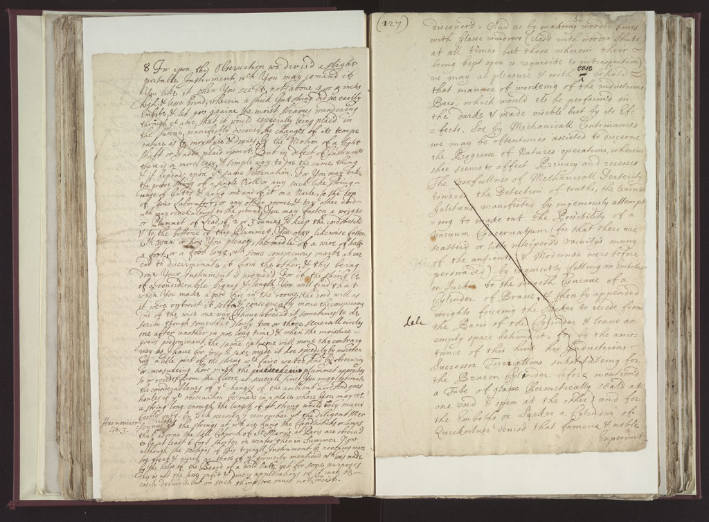 Boyle Papers Volume 8 Fol. 51v-52r