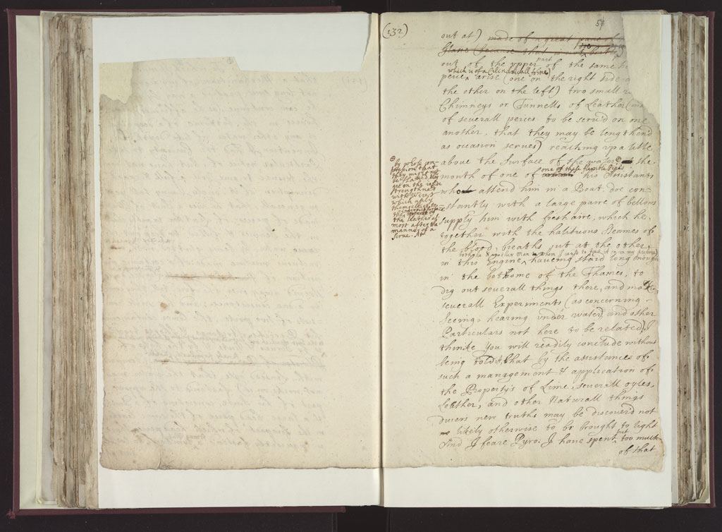 Boyle Papers Volume 8 Fol. 56v-57r