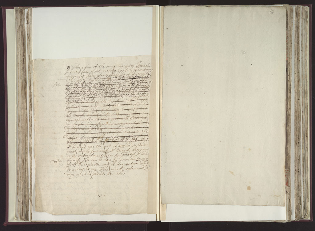 Boyle Papers Volume 8 Fol. 61v-62r