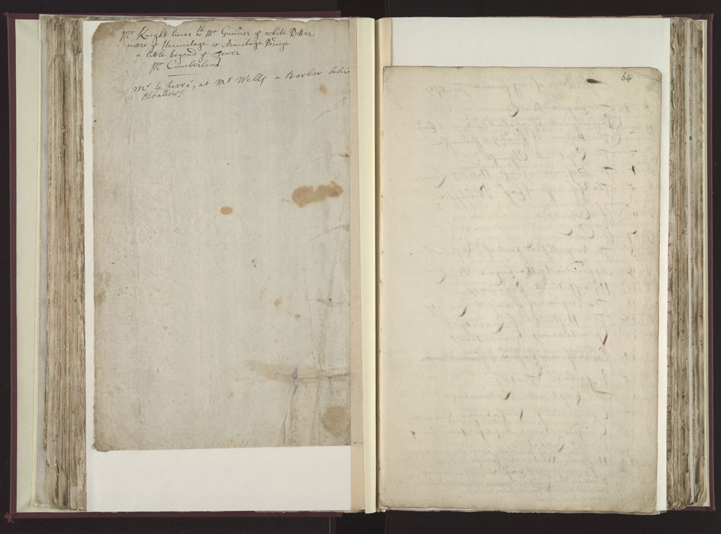 Boyle Papers Volume 8 Fol. 63v-64r