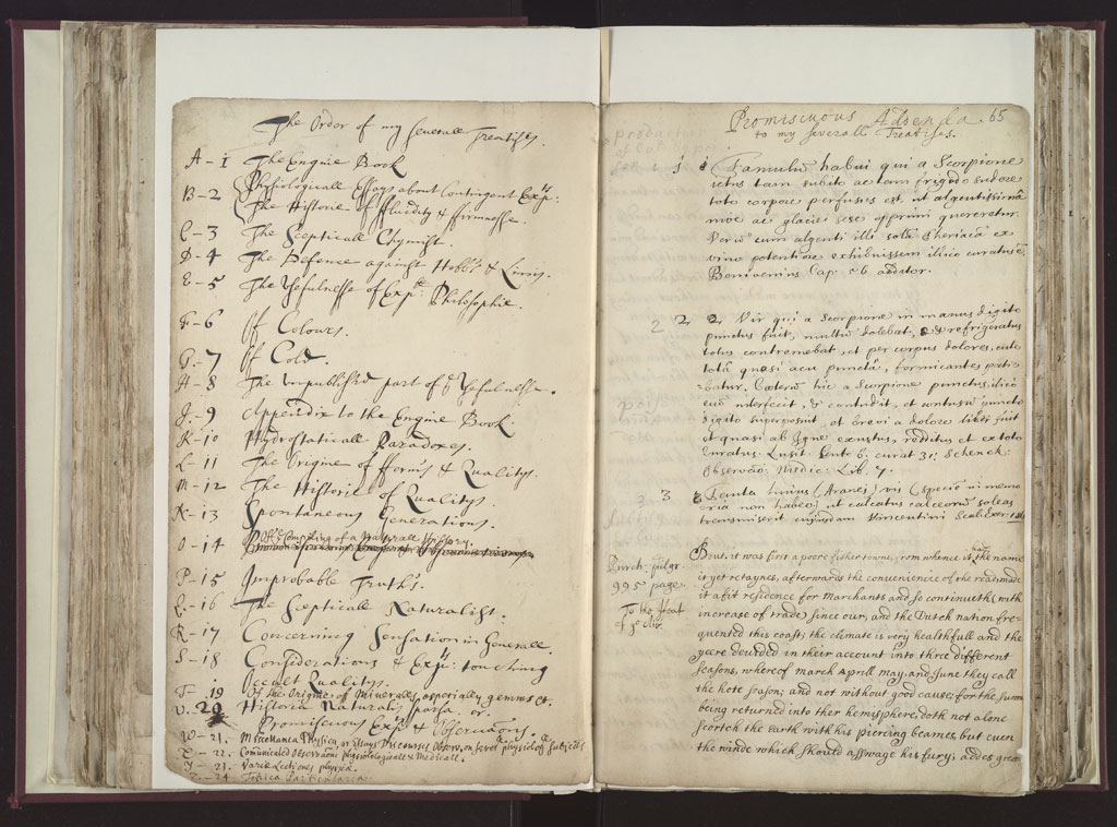 Boyle Papers Volume 8 Fol. 64v-65r