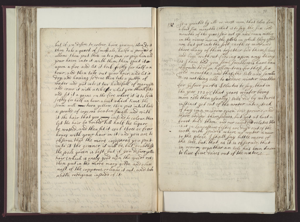 Boyle Papers Volume 8 Fol. 69v-70r