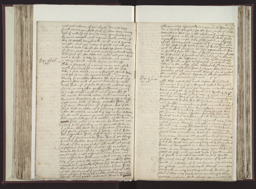 Boyle Papers Volume 8 Fol. 80v-81r