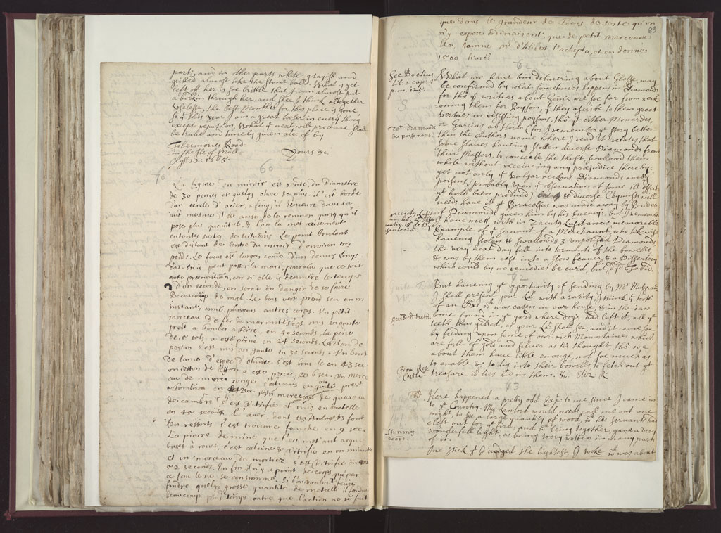 Boyle Papers Volume 8 Fol. 82v-83r