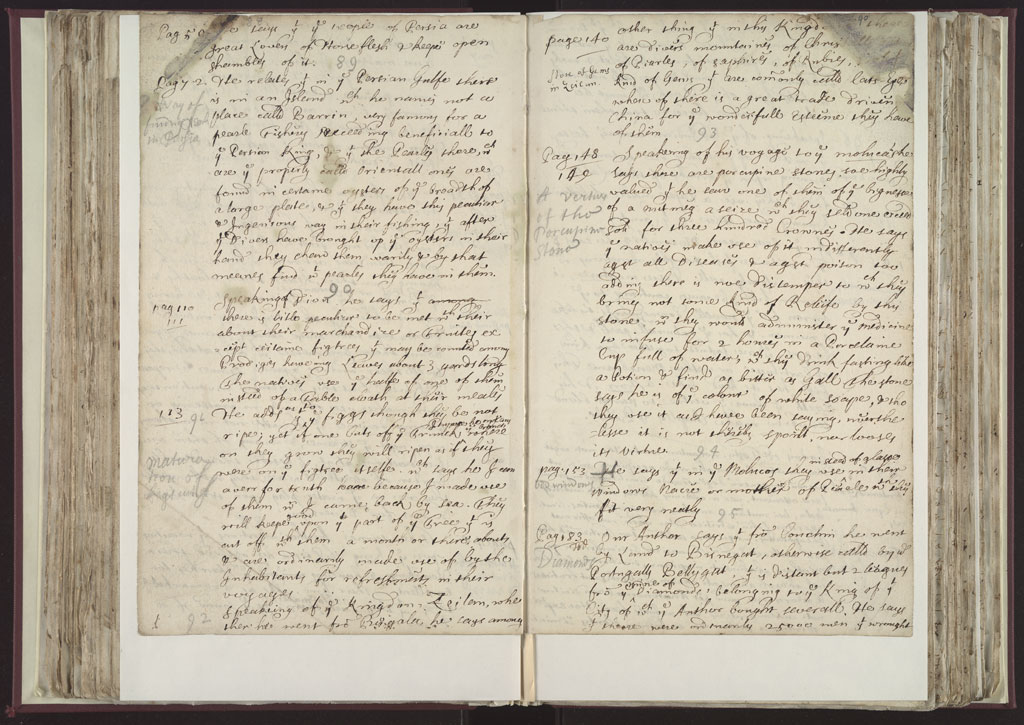 Boyle Papers Volume 8 Fol. 89v-90r