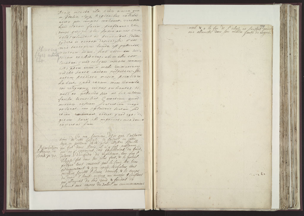 Boyle Papers Volume 8 Fol. 108v-109r