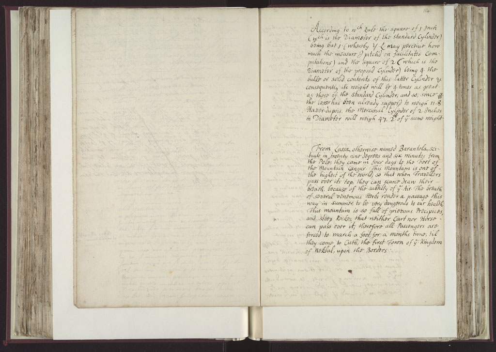 Boyle Papers Volume 8 Fol. 113v-114r