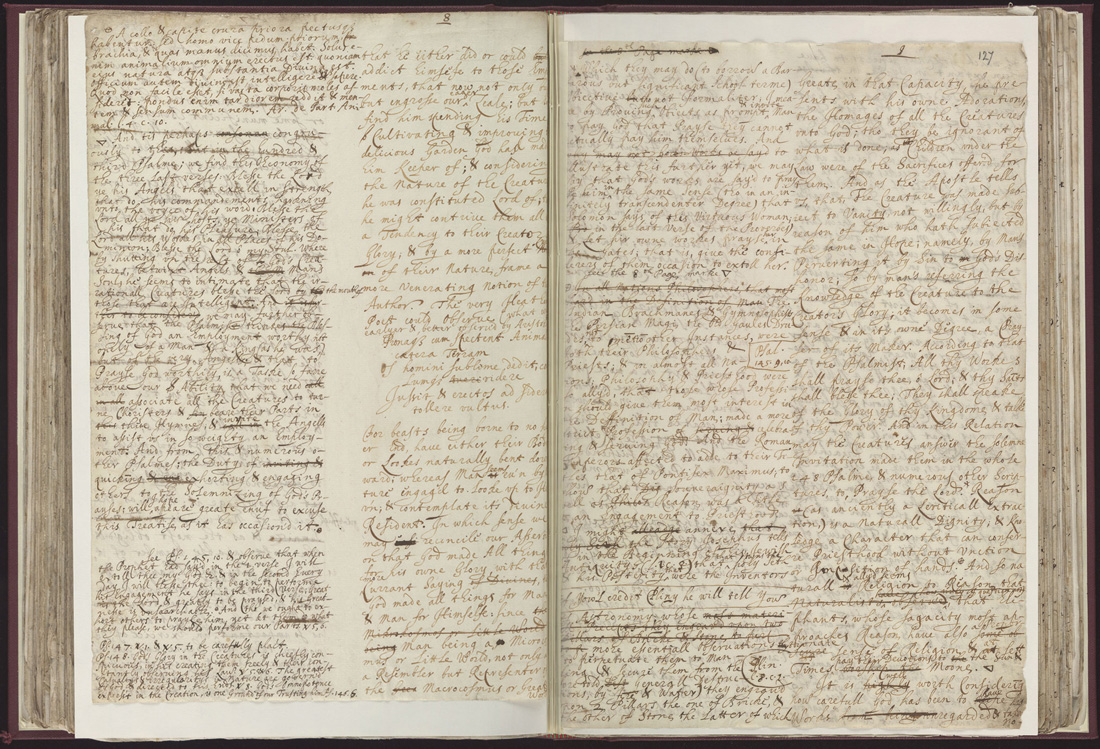 Boyle Papers Volume 8 Fol. 126v-127r