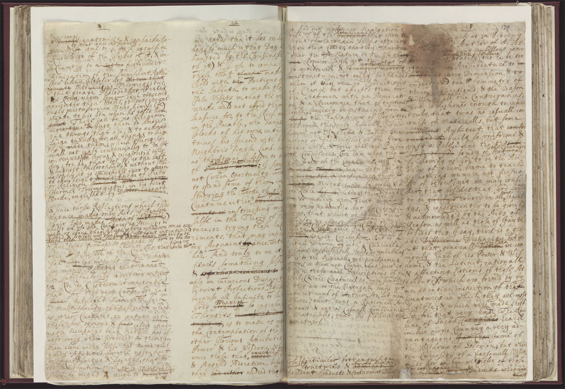 Boyle Papers Volume 8 Fol. 128v-129r
