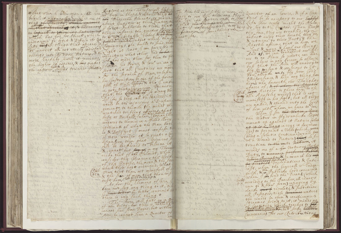 Boyle Papers Volume 8 Fol. 135v-136r