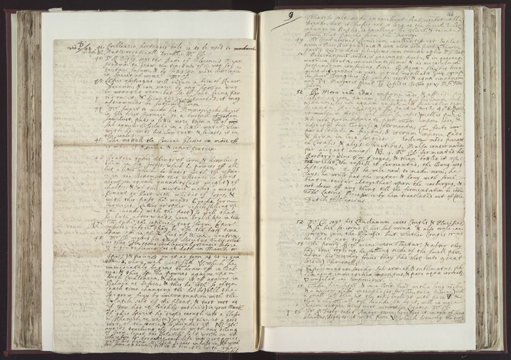 Boyle Papers Volume 8 Fol. 143v-144r