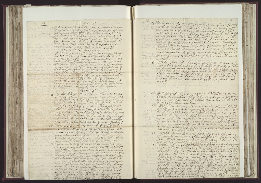 Boyle Papers Volume 8 Fol. 146v-147r