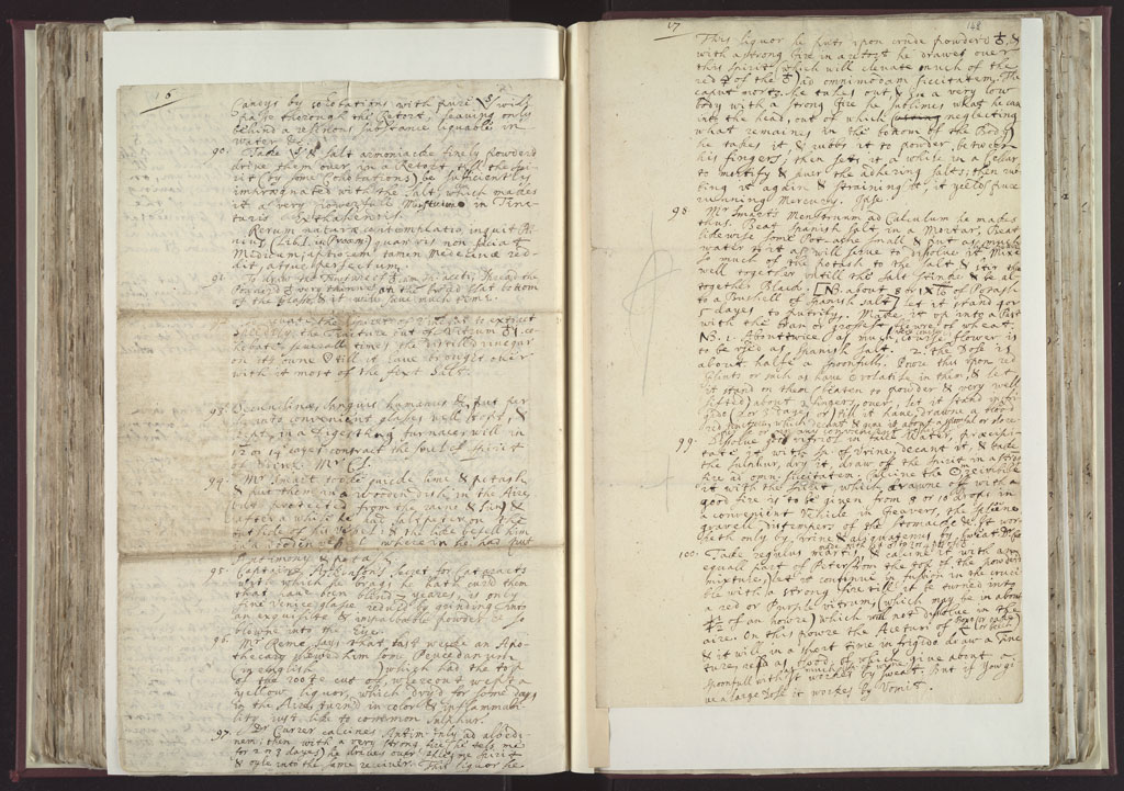 Boyle Papers Volume 8 Fol. 147v-148r