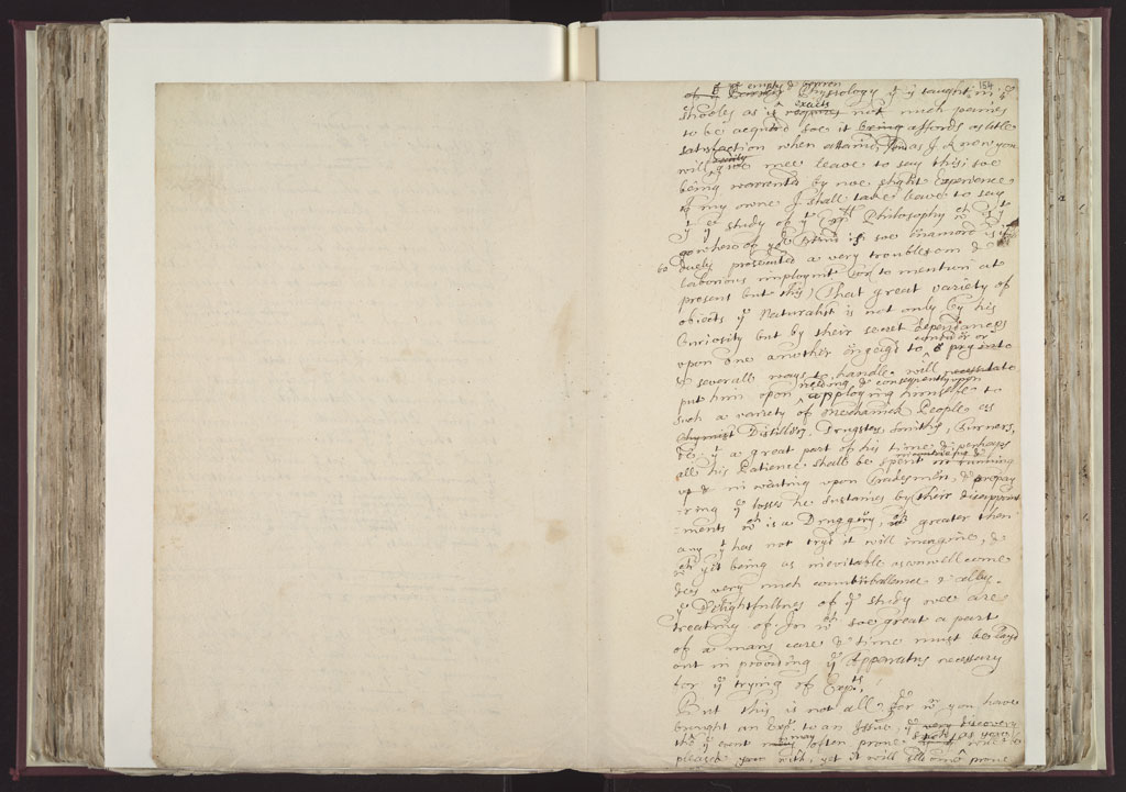 Boyle Papers Volume 8 Fol. 153v-154r