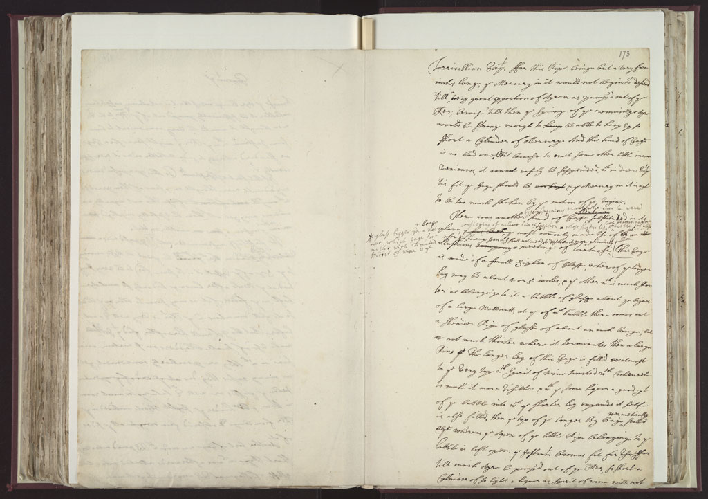 Boyle Papers Volume 8 Fol. 172v-173r