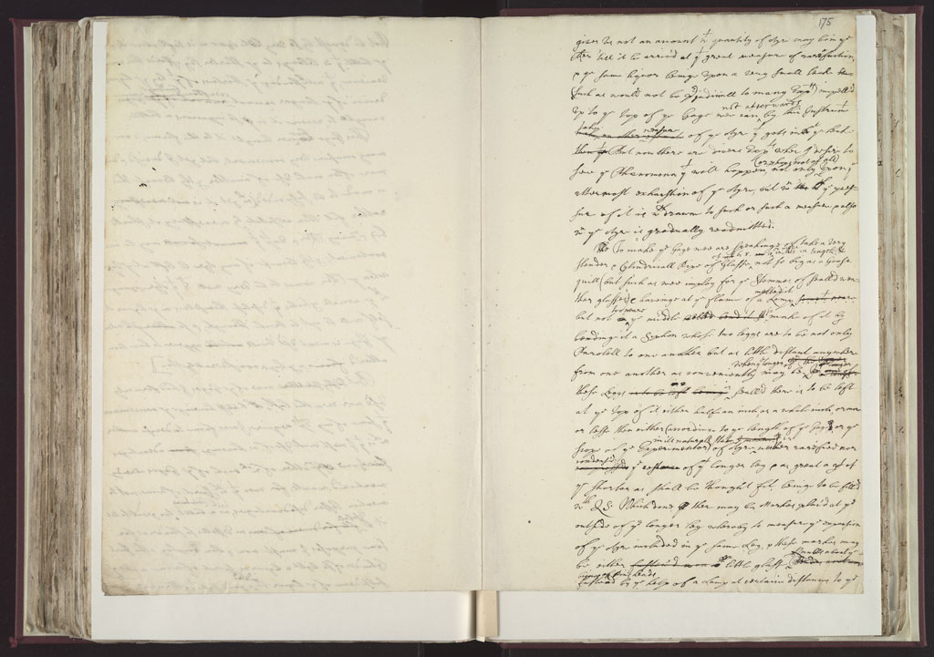 Boyle Papers Volume 8 Fol. 174v-175r