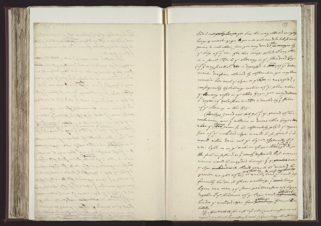 Boyle Papers Volume 8 Fol. 176v-177r