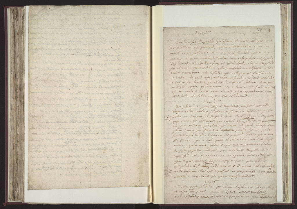 Boyle Papers Volume 8 Fol. 179v-180r