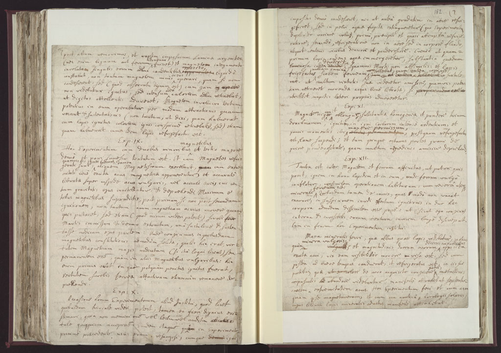 Boyle Papers Volume 8 Fol. 181v-182r