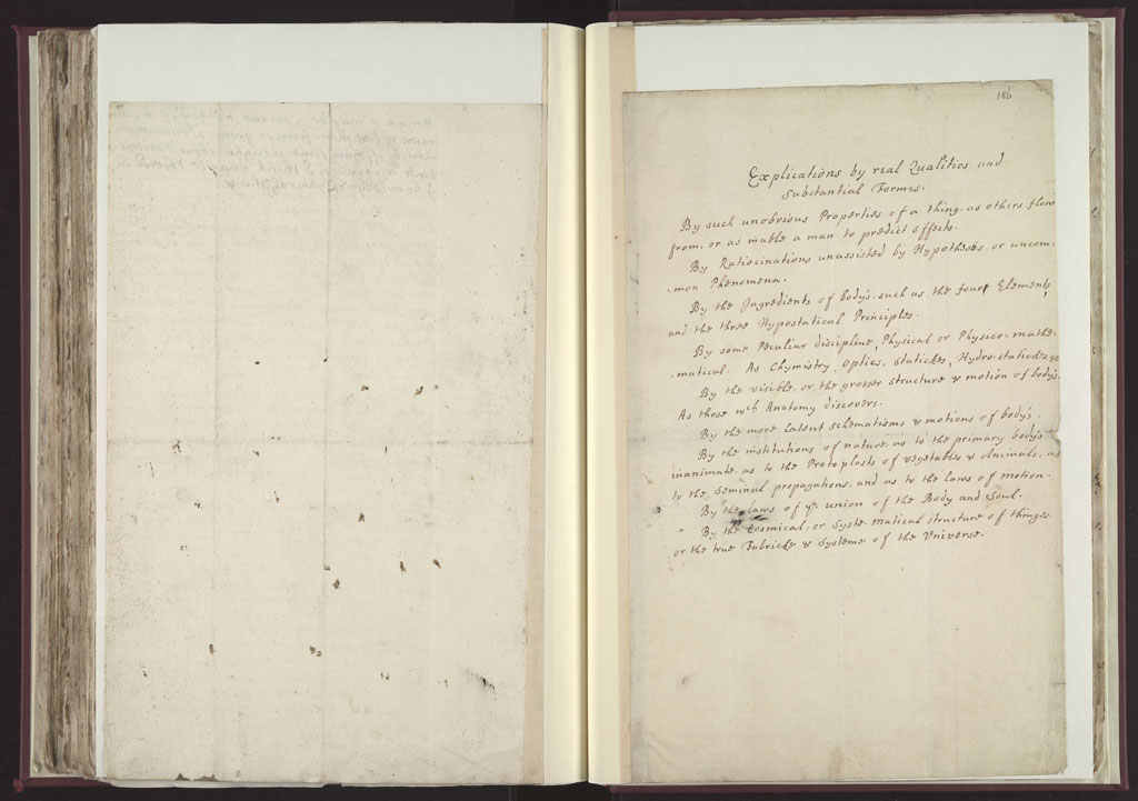 Boyle Papers Volume 8 Fol. 185v-186r