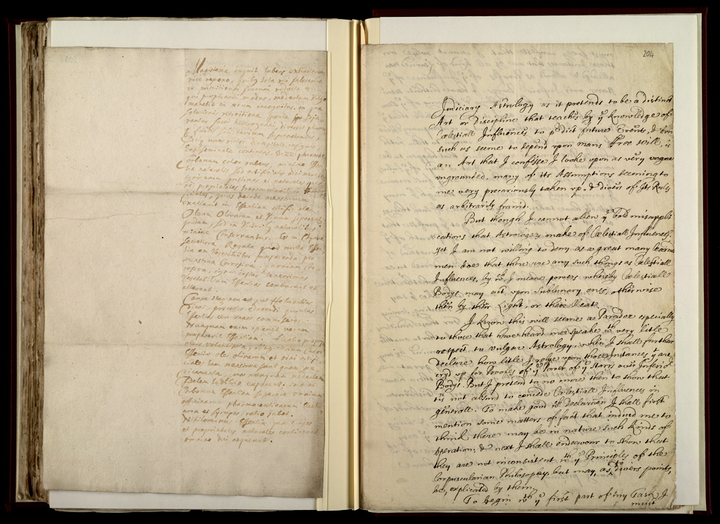 Boyle Papers Volume 8 Fol. 203v-204r