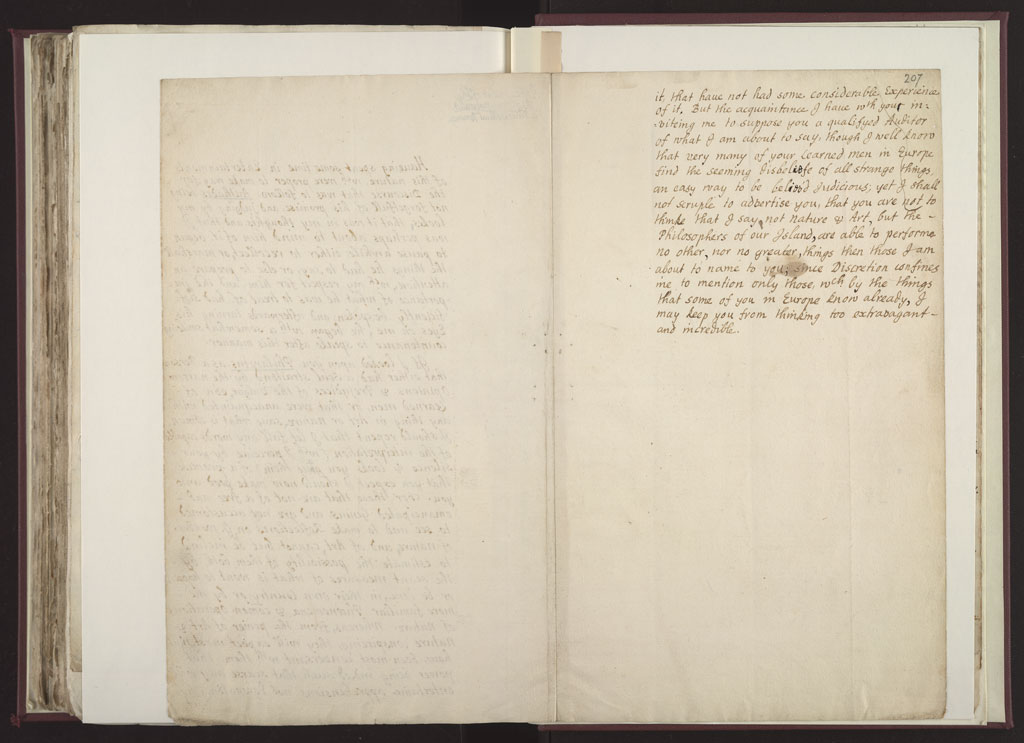Boyle Papers Volume 8 Fol. 206v-207r
