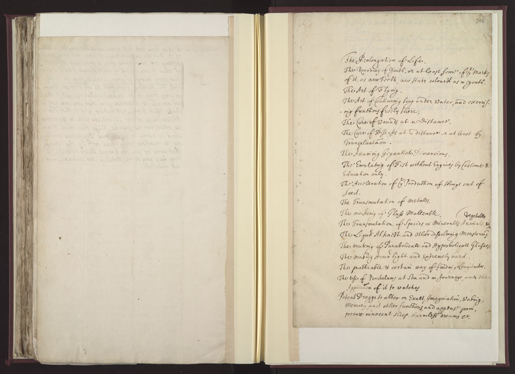 Boyle Papers Volume 8 Fol. 207v-208r