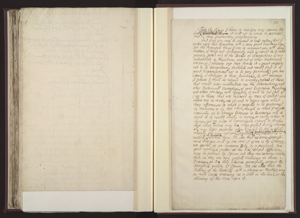 Boyle Papers Volume 8 Fol. 209v-210r