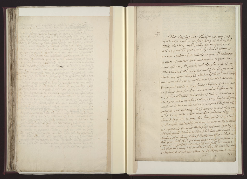 Boyle Papers Volume 8 Fol. 210v-211r