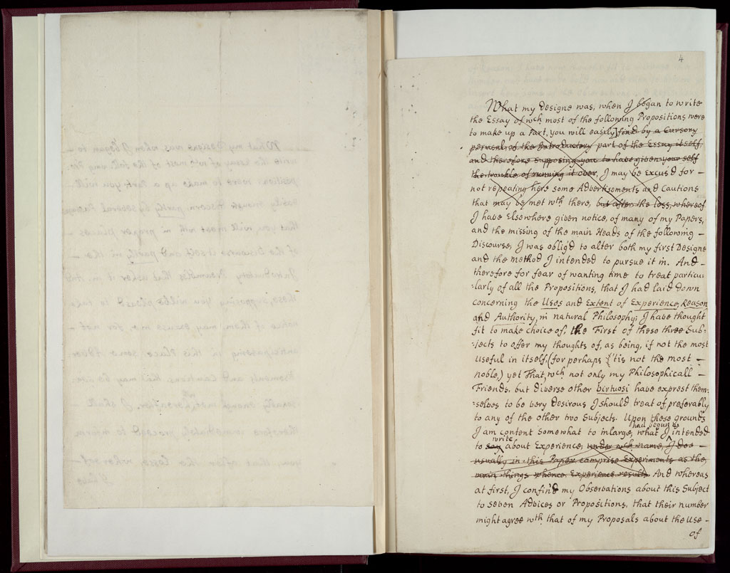 Boyle Papers Volume 9 Fol. 3v-4r
